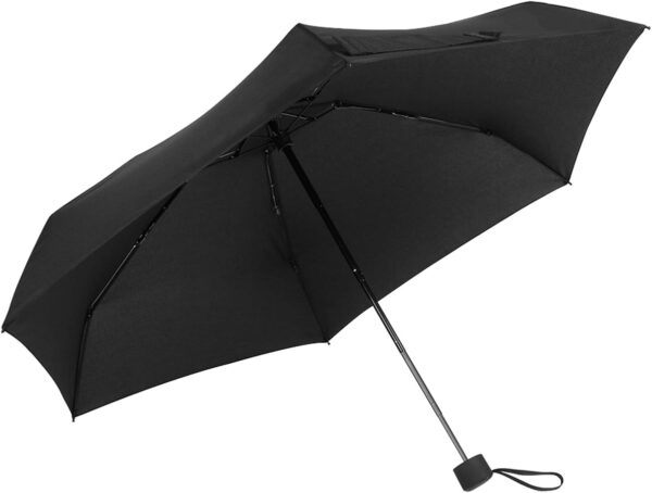 GAOYAING Compact Travel Umbrella with Case Sun&Rain Lightweight Small and Compact Suit for Pocket Black,34 Inches - Image 4