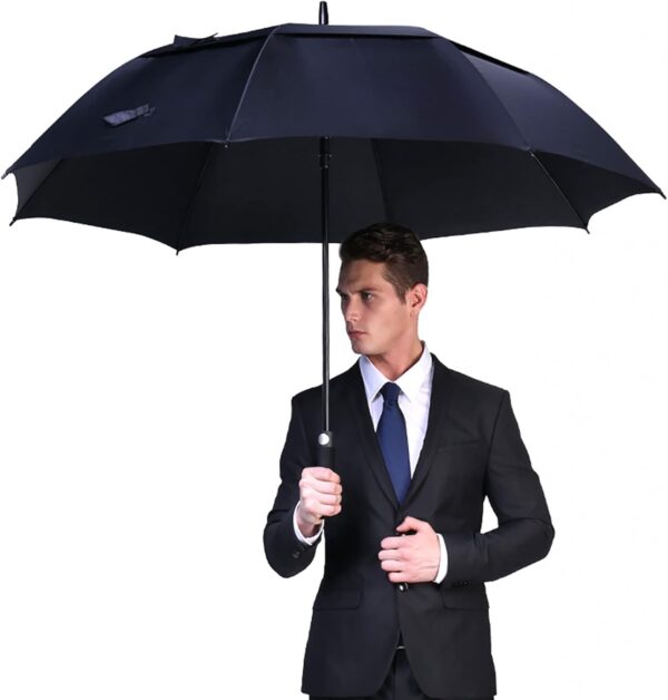 G4Free 47/54/62/68 Inch Automatic Open Golf Umbrella Oversize Extra Large Double Canopy Vented Windproof Waterproof Stick Umbrellas - Image 9