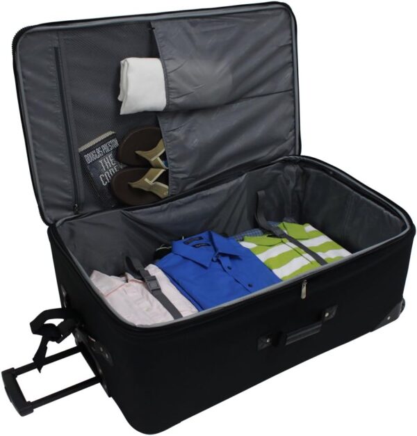 Travel Select Amsterdam Expandable Rolling Upright Luggage, Gray, 4-Piece Set - Image 9