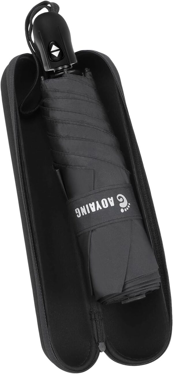 GAOYAING Compact Automatic Travel Umbrella with Case, Mini Small Folding Sun UV, Pocket Purse Umbrella - Image 8
