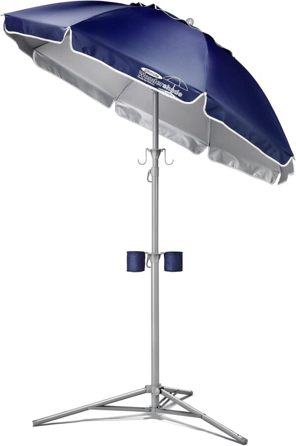 Wondershade Ultimate Portable Sun Shade Umbrella, Lightweight Adjustable Instant Sun Protection - Navy