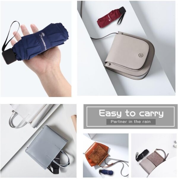 SY COMPACT Travel Umbrella - Lightweight Portable Mini Compact Umbrellas-Factory Outlet Shop - Image 6