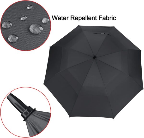 G4Free 47/54/62/68 Inch Automatic Open Golf Umbrella Oversize Extra Large Double Canopy Vented Windproof Waterproof Stick Umbrellas - Image 6