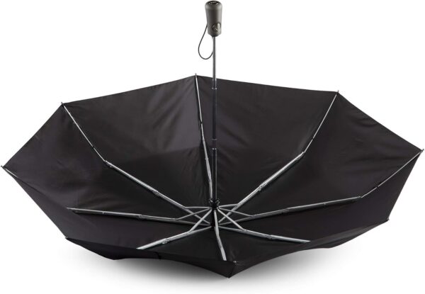 totes Portable Umbrella for Travel – Compact for Car, Backpack and Purse – Windproof, Strong, UV Sun Protection, Water-Repellant, Foldable On-the-Go Umbrella with One Touch Open/Close - Image 7