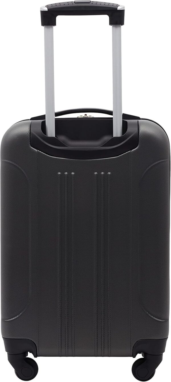 Travelers Club Cosmo Hardside Spinner Luggage, Charcoal Grey, 2-Piece Set (20/28) - Image 4