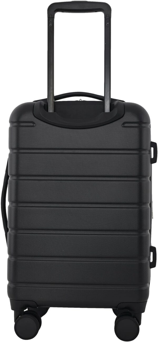 Wrangler Tall Trunk Luggage 4 Piece Set, Black - Image 4