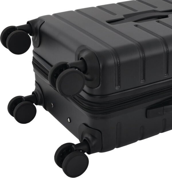 Wrangler Tall Trunk Luggage 4 Piece Set, Black - Image 5