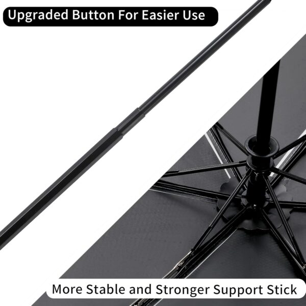 GAOYAING Compact Automatic Travel Umbrella with Case, Mini Small Folding Sun UV, Pocket Purse Umbrella - Image 7