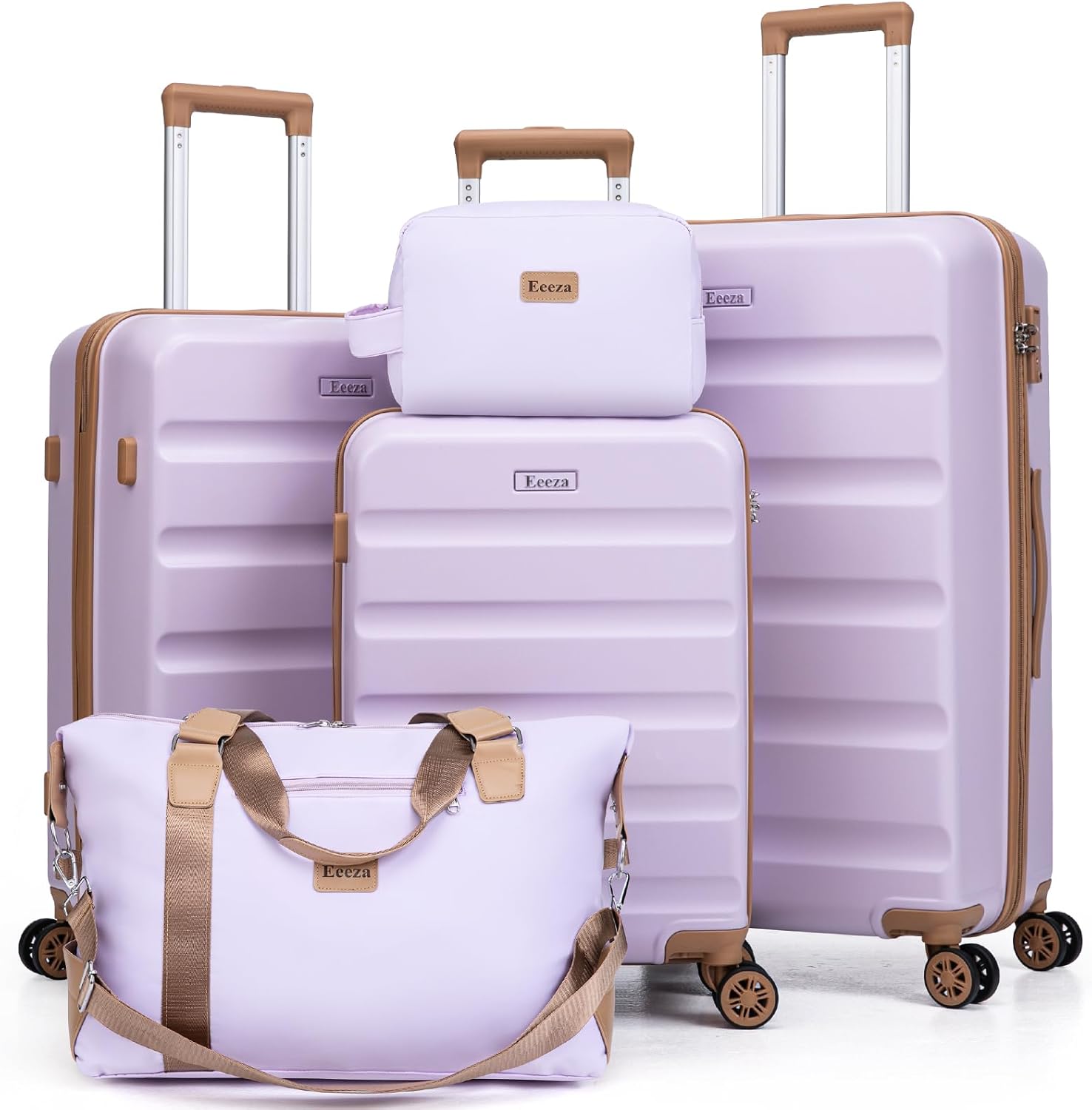 Luggage Sets 5 Piece, Suitcases with Wheels,ABS Hard Case Luggage with TSA Lock Spinner Wheels,Carry On Luggage Set (20/24/28 Inch)