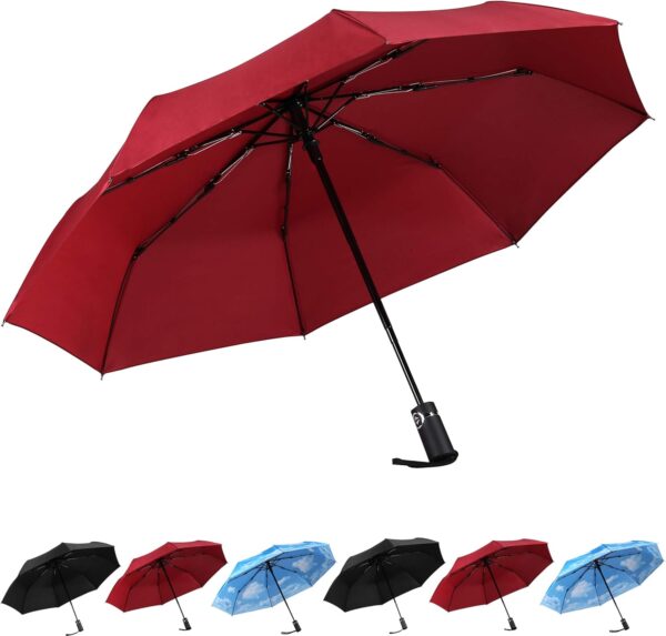 SY COMPACT Travel umbrella Automatic Windproof umbrellas-Factory Store - Image 2