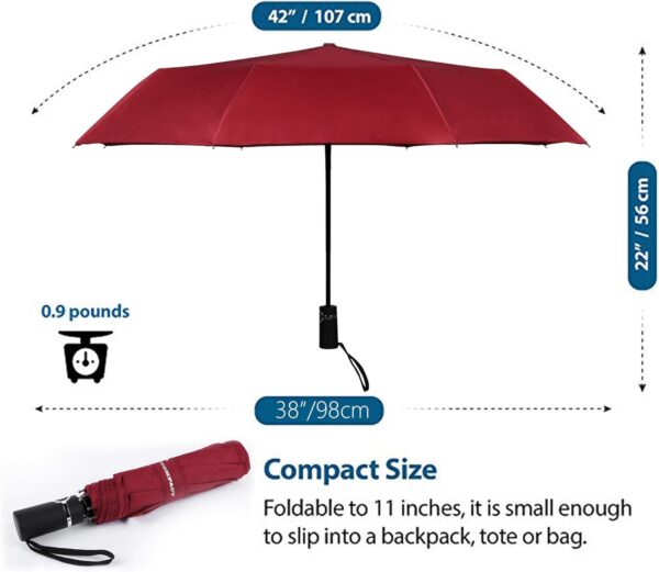 SY COMPACT Travel umbrella Automatic Windproof umbrellas-Factory Store - Image 4