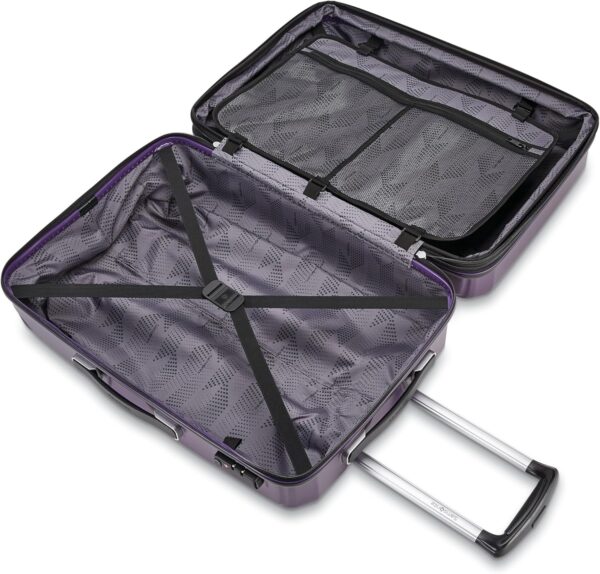 Samsonite Winfield 3 DLX Hardside Expandable Luggage with Spinners, Purple, 2-Piece Set (20/25) - Image 6