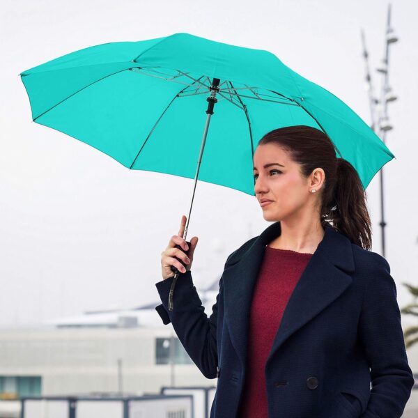 STROMBERGBRAND UMBRELLAS The Spectrum Popular Style 42" Automatic Open Compact Travel Umbrella for Rain, Wind & Sun, Sturdy Lightweight Small Portable Stick Umbrella for Men and Women - Image 3