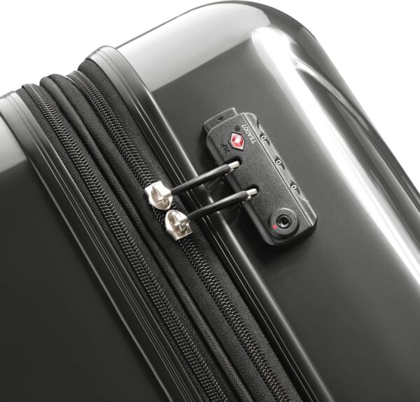 DELSEY PARIS Helium Aero Hardside Expandable Luggage with Spinner Wheels, Brushed Charcoal, 2-Piece Set (21/25) - Image 6