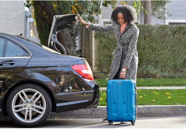 Samsonite Centric Hardside Expandable Luggage with Spinner Wheels, Caribbean Blue, 3-Piece Set (20/24/28) - Image 2