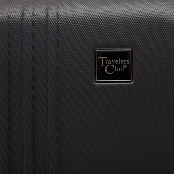 Travelers Club Cosmo Hardside Spinner Luggage, Charcoal Grey, 2-Piece Set (20/28) - Image 6