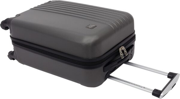 Travelers Club Cosmo Hardside Spinner Luggage, Charcoal Grey, 2-Piece Set (20/28) - Image 7