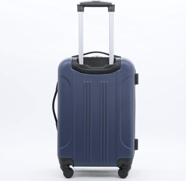 Travelers Club Midtown Hardside Luggage Travel, Navy Blue, 4-Piece Set - Image 7