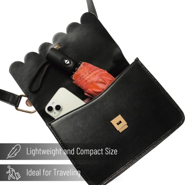 Mr. Pen- Windproof Travel Umbrella, Orange Red, Automatic Umbrellas for Rain, Compact Umbrella, Umbrellas for Rain Windproof - Image 7
