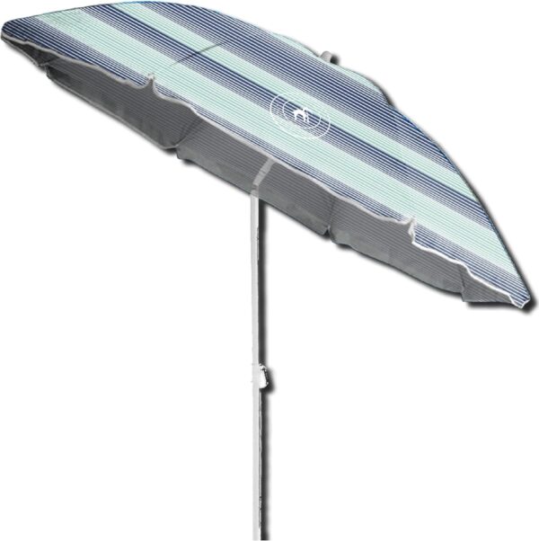 CARIBBEAN JOE Beach Umbrella, Portable Outdoor Sun Umbrella With UV Protection, Shoulder Carry Bag, Full 6 ft Arc