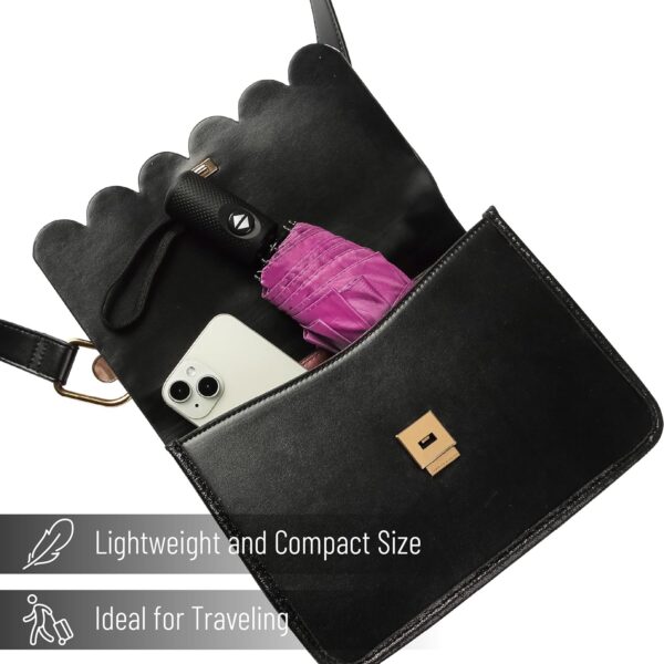 Mr. Pen- Windproof Travel Umbrella, Violet, Automatic Umbrellas for Rain, Compact Umbrella, Umbrellas for Rain Windproof - Image 7