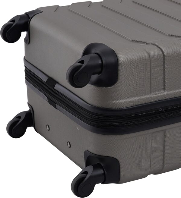Wrangler Miami Luggage & Packing Cubes, Desert Taupe, 4 Piece Set - Image 8