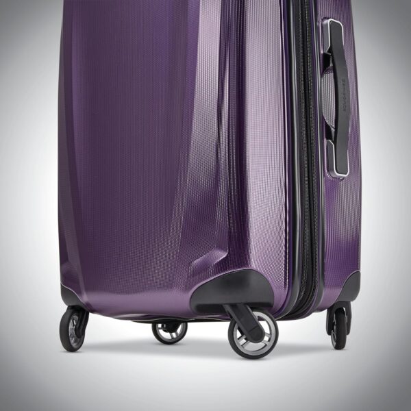 Samsonite Winfield 3 DLX Hardside Expandable Luggage with Spinners, Purple, 2-Piece Set (20/25) - Image 2