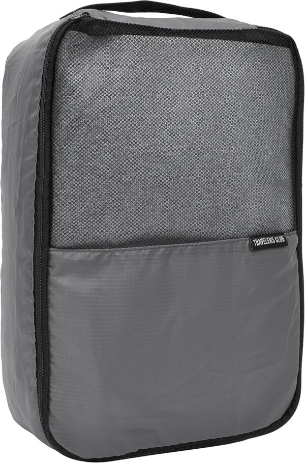 Travelers Club Riddock Luggage and Travel Accessories, Charcoal, 14-Piece Set - Image 11