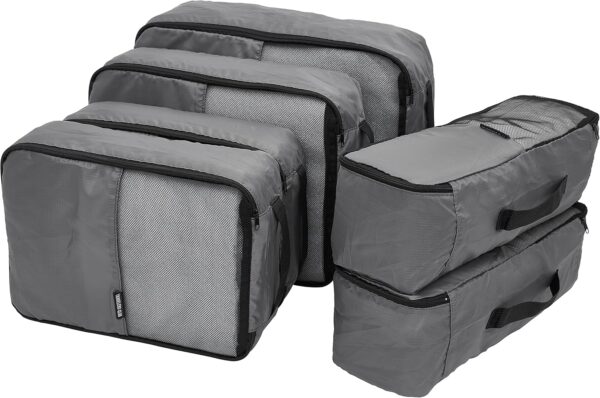 Travelers Club Riddock Luggage and Travel Accessories, Charcoal, 14-Piece Set - Image 5