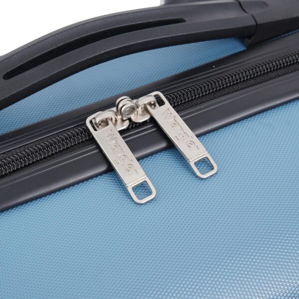 Wrangler Hardside Spinner Carry-On Luggage, Blue Heaven, 22-Inch - Image 5