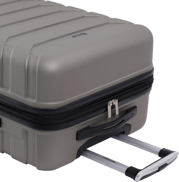 Wrangler Miami Luggage & Packing Cubes, Desert Taupe, 4 Piece Set - Image 7
