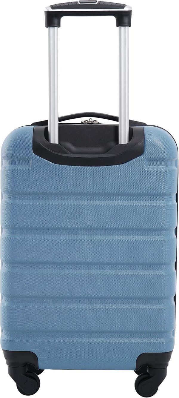 Wrangler Hardside Spinner Carry-On Luggage, Blue Heaven, 22-Inch - Image 4