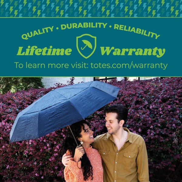 totes Men's and Women's Ultimate Folding Umbrella with Auto Open Close Windproof Sun Protection - Image 7