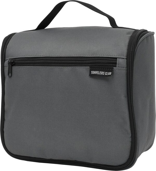Travelers Club Riddock Luggage and Travel Accessories, Charcoal, 14-Piece Set - Image 14