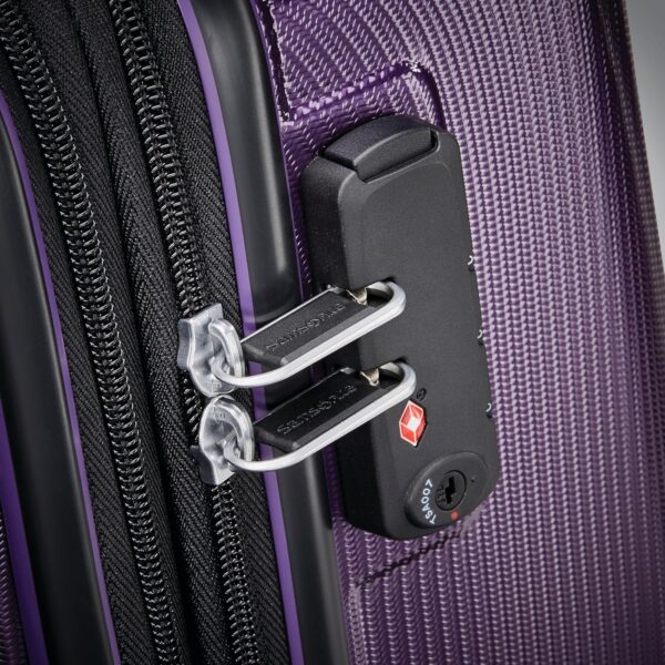 Samsonite Winfield 3 DLX Hardside Expandable Luggage with Spinners, Purple, 2-Piece Set (20/25) - Image 5