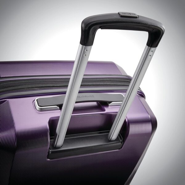 Samsonite Winfield 3 DLX Hardside Expandable Luggage with Spinners, Purple, 2-Piece Set (20/25) - Image 3