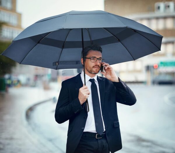 G4Free 42/46/54/62 Inch Large Golf Umbrella Compact Reverse Travel Umbrella 10 Ribs Windproof for Rain Double Canopy Automatic Open Close - Image 7
