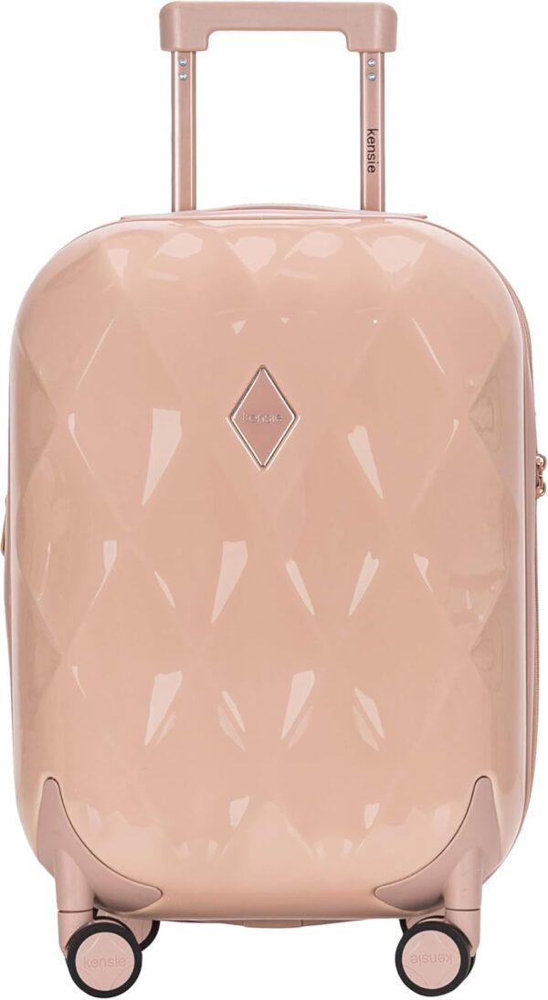 Travelers Club Women's Enchanting 3 Piece Luggage Set, Rose Dust - Image 2