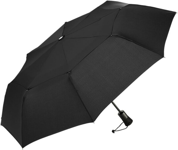 ShedRain WindPro - Vented Auto Open Auto Close Portable Compact Travel Umbrella for Rain and Wind with Teflon
