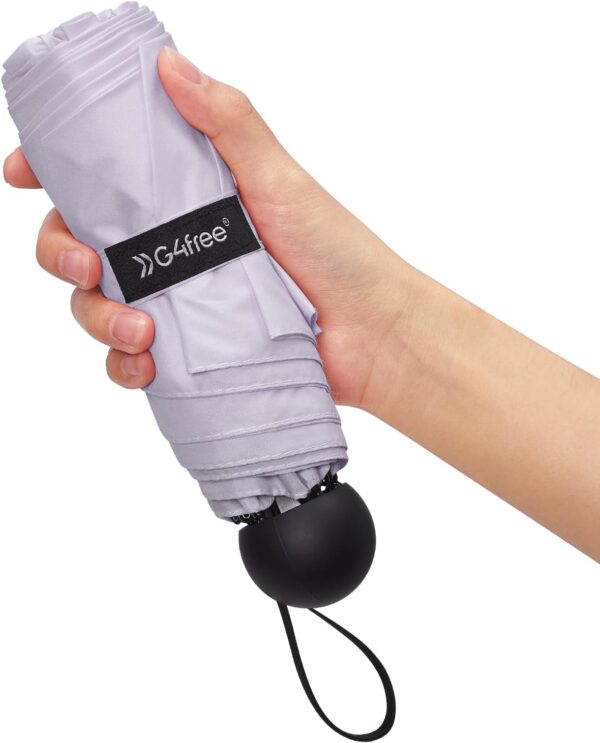 G4Free Compact Travel Umbrella UPF 50+ UV Protection Sun Blocking Mini Umbrellas for Men and Women