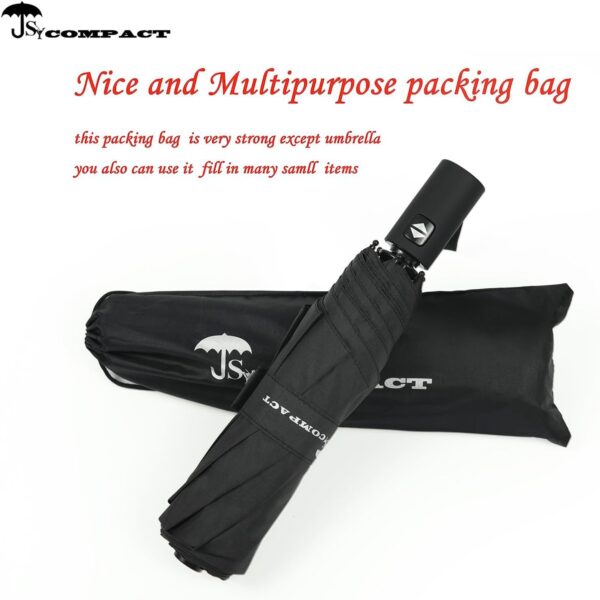 SY COMPACT Umbrella Automatic Travel Waterproof Light Folding Umbrellas Easy Carry for Women and Men - Image 4