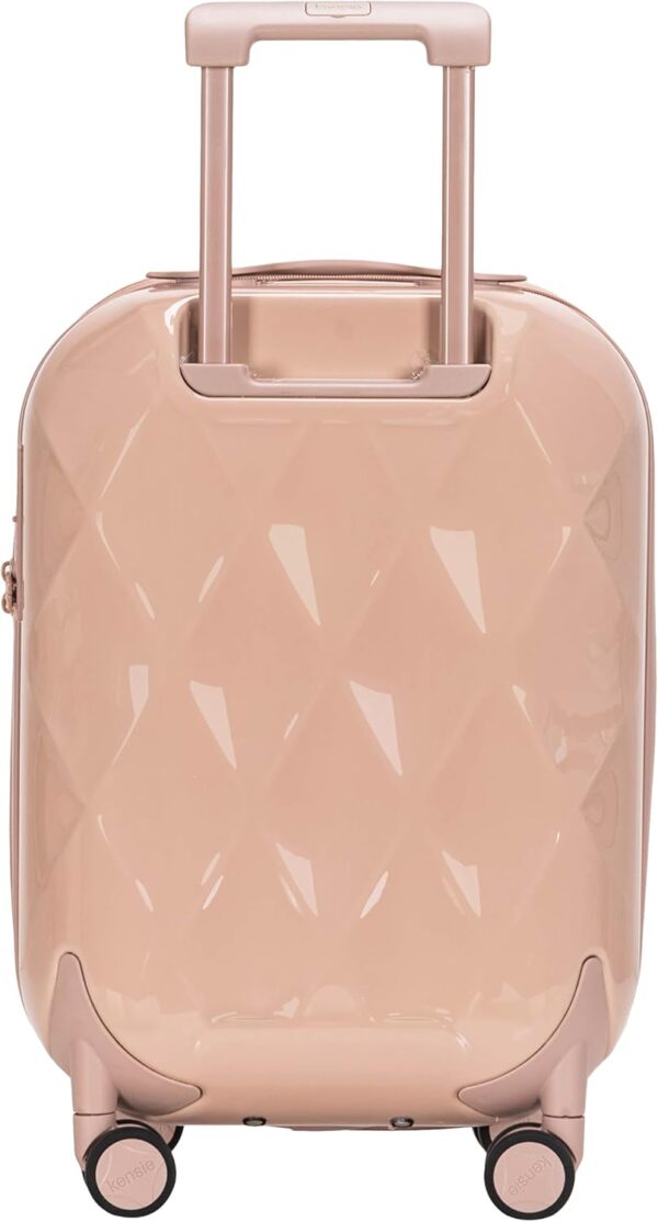 Travelers Club Women's Enchanting 3 Piece Luggage Set, Rose Dust - Image 4