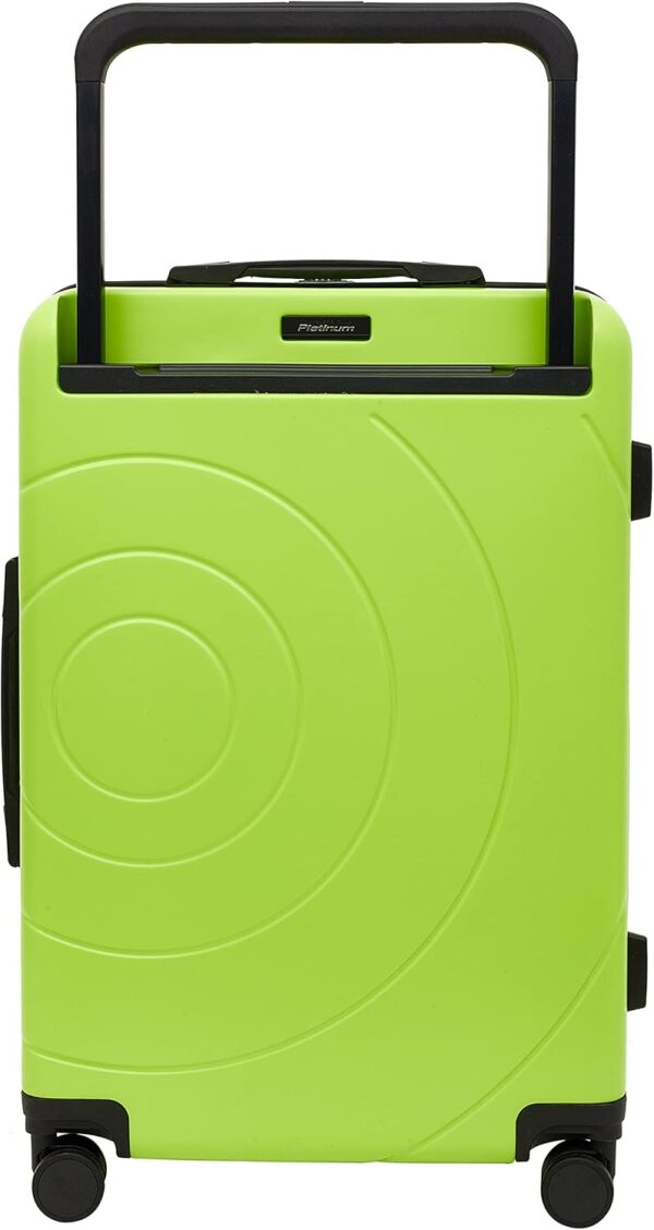 Travelers Club 2PC Odyssey Luggage Set, Lime Green, 20" Carry-On - Image 4