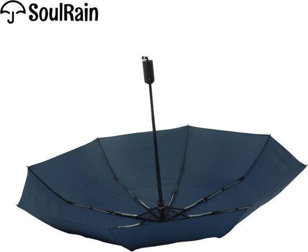 SoulRain Travel Umbrella - Windproof and Compact Umbrella for Rain - Perfect Large Auto Folding Umbrella - Ideal Car umbrella, Golf umbrella, and Travel Companion - Image 6