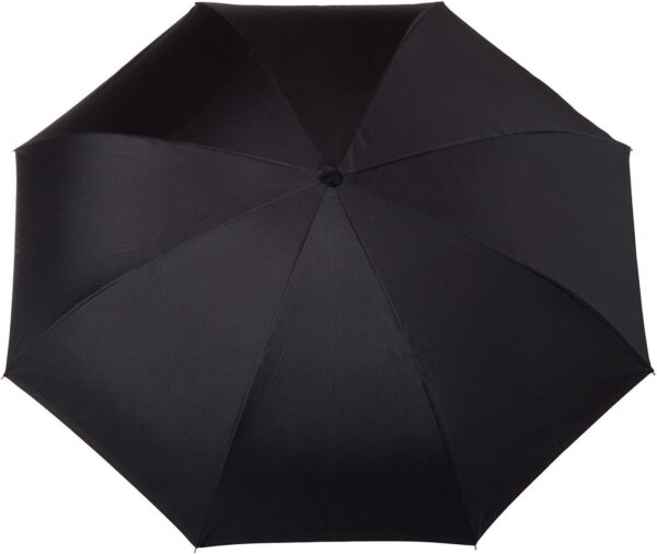 Totes InBrella - Reverse Close Umbrella with Invisible Water Repellent Coating - Auto Close, Inverted, Dripless, and Stormproof for Rainy Weather - Image 4
