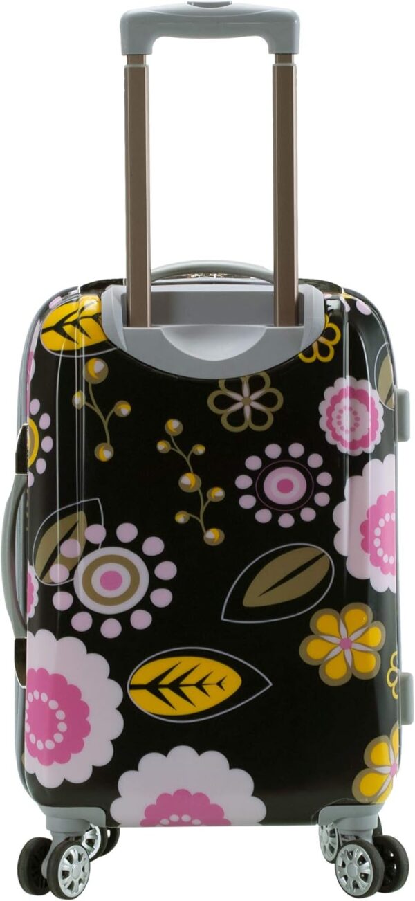 Rockland Vision Hardside Spinner Wheel Luggage, Pucci, Carry-On 20-Inch - Image 3