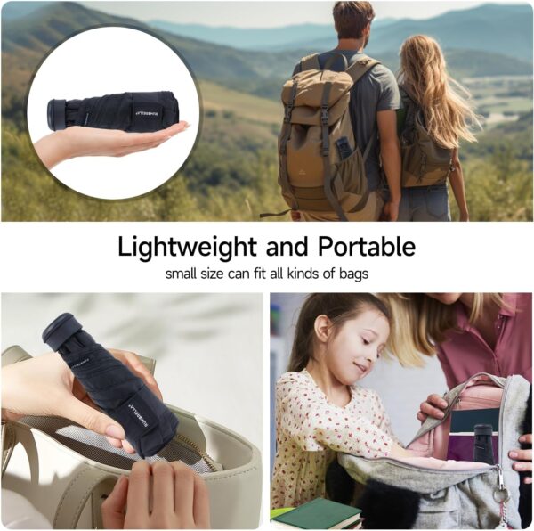 RUMBRELLA UV Travel Umbrella with Shopping Bag Mini Umbrella Fast Dry and Ultra Lightweight - Image 6