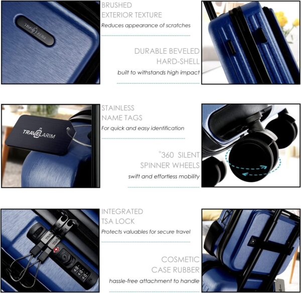 Expandable, Navy, 22 Inch - Image 4