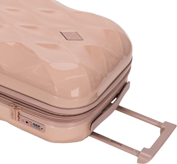 Travelers Club Women's Enchanting 3 Piece Luggage Set, Rose Dust - Image 6