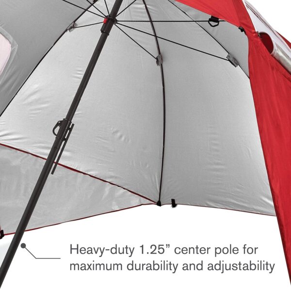 Sport-Brella Super-Brella SPF 50+ Sun and Rain Canopy Umbrella for Camping, Beach and Sports Events (8-Foot, Blue) - Image 3